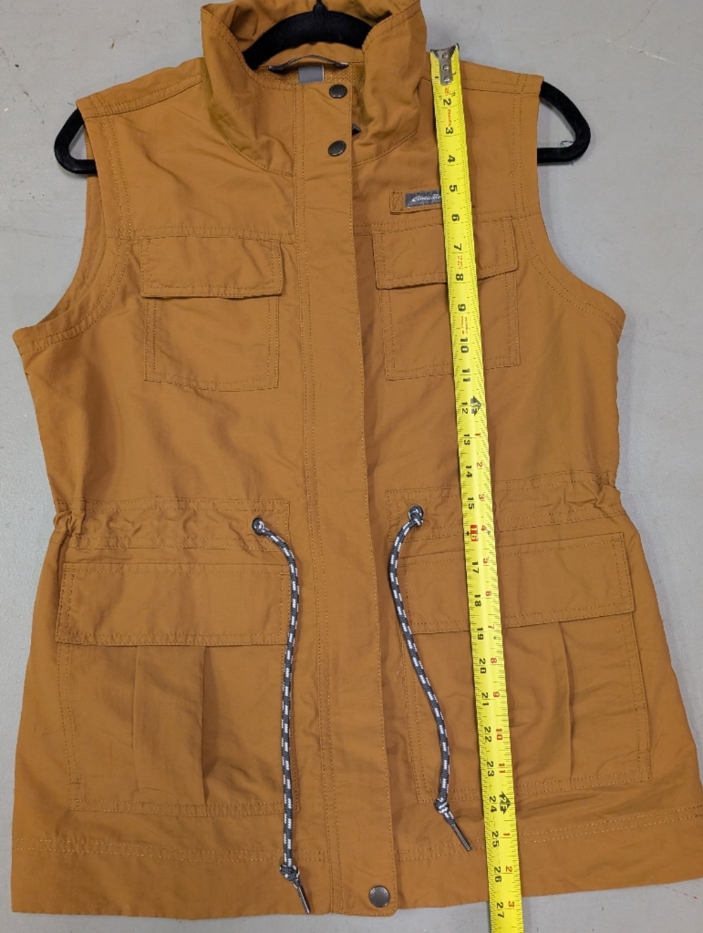 Eddie Bauer Trekker Vest Caramel Brown - Picture 9 of 9